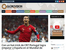 Tablet Screenshot of globovision.com